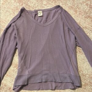 Aerie Offline Purple Long Sleeve Top